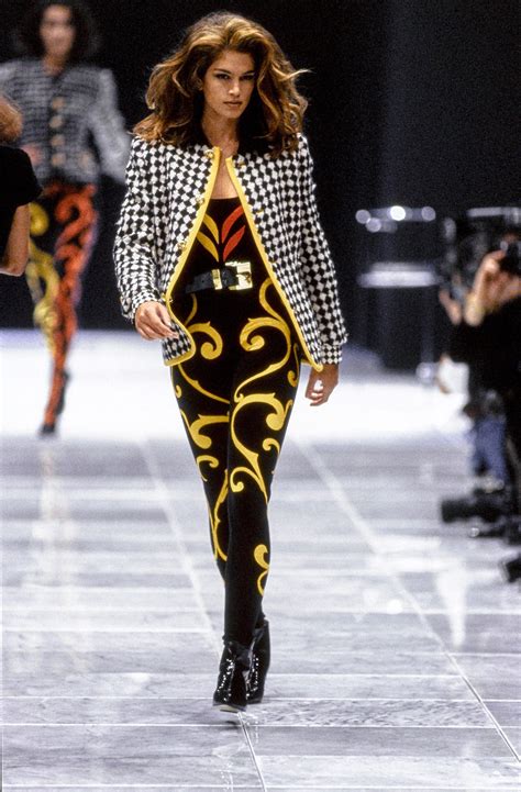 versace 1990s collection|versace runway 90s.